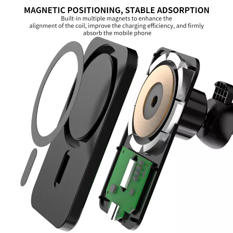 30W Magnetic Car Wireless Charger macsafe for iPhone 12 13 14 15 pro max mini Air Vent Car Phone Holder Stand Fast Car Charging - Image 3