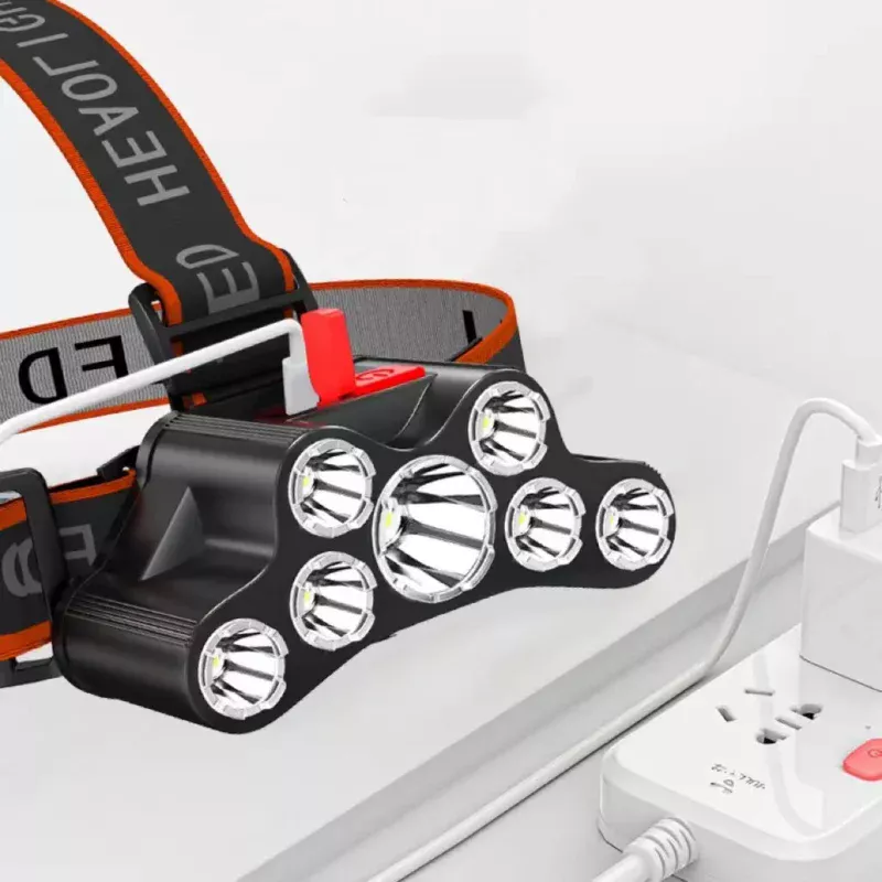 7LED Waterproof Rechargeable Headlamp - Image 4