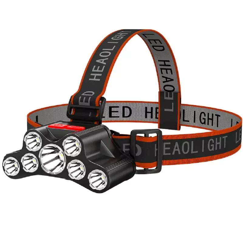 7LED Waterproof Rechargeable Headlamp