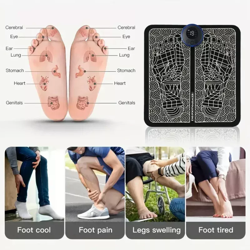 Electric EMS Foot Massager with Remote Control for Men and Women - Image 3