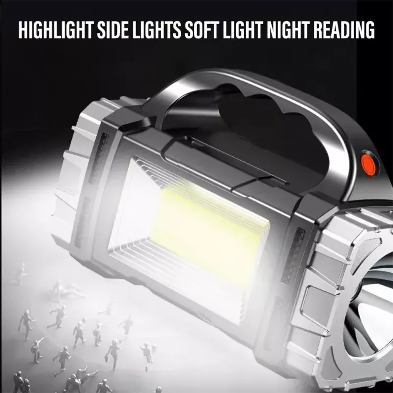High Power Rechargeable LED Flashlight - Image 2