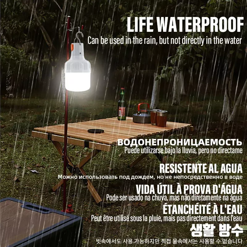 Outdoor USB Rechargeable LED Lamp Bulb - Image 2