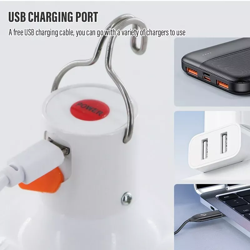 Outdoor USB Rechargeable LED Lamp Bulb - Image 4