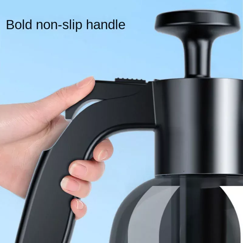 2L Hand Pump Foam Sprayer with 3 Types of Nozzle Hand Pneumatic Foam Cannon Snow Foam Car Wash Spray Bottle Car Window Cleaning - Image 5