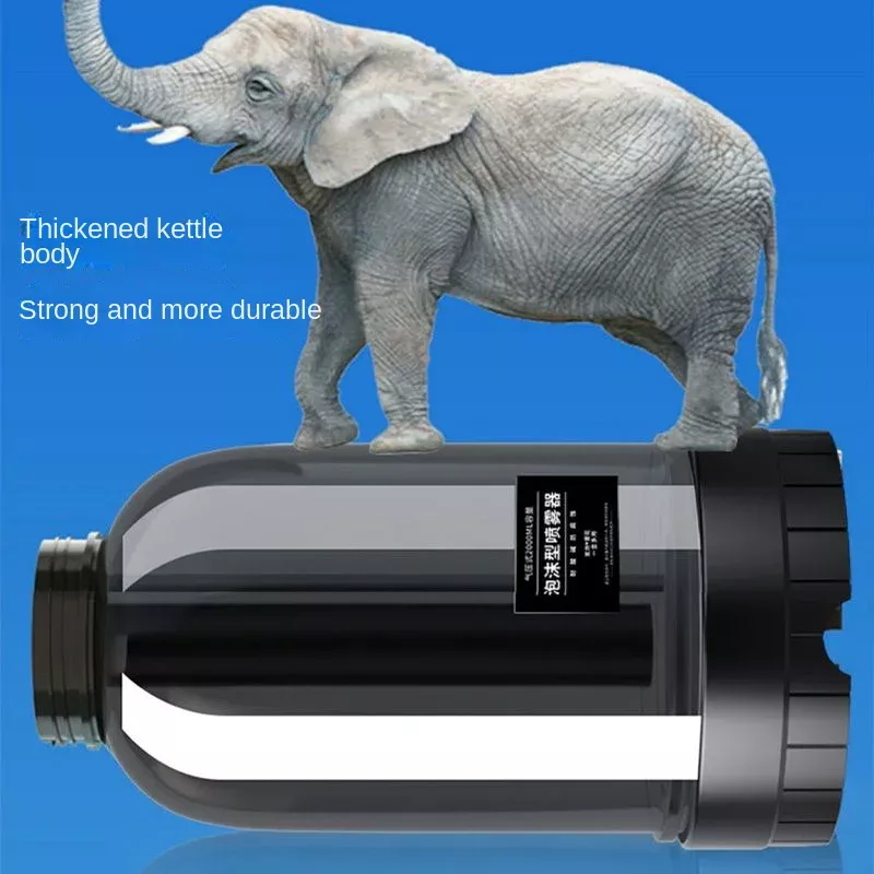 2L Hand Pump Foam Sprayer with 3 Types of Nozzle Hand Pneumatic Foam Cannon Snow Foam Car Wash Spray Bottle Car Window Cleaning - Image 6