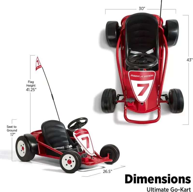 Ultimate Go-Kart 24 Volt Outdoor Ride For Kids Ages 3-8 - Image 3
