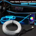 2/3/4/5M RGB Car Interior Ambient LED Light Strip with APP Control