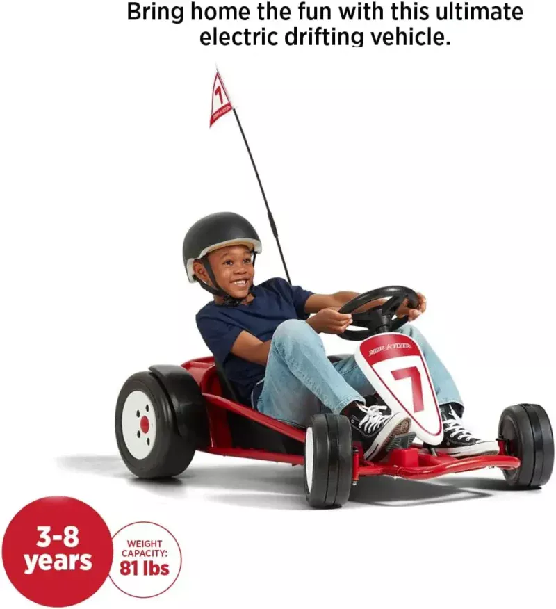 Ultimate Go-Kart 24 Volt Outdoor Ride For Kids Ages 3-8 - Image 4