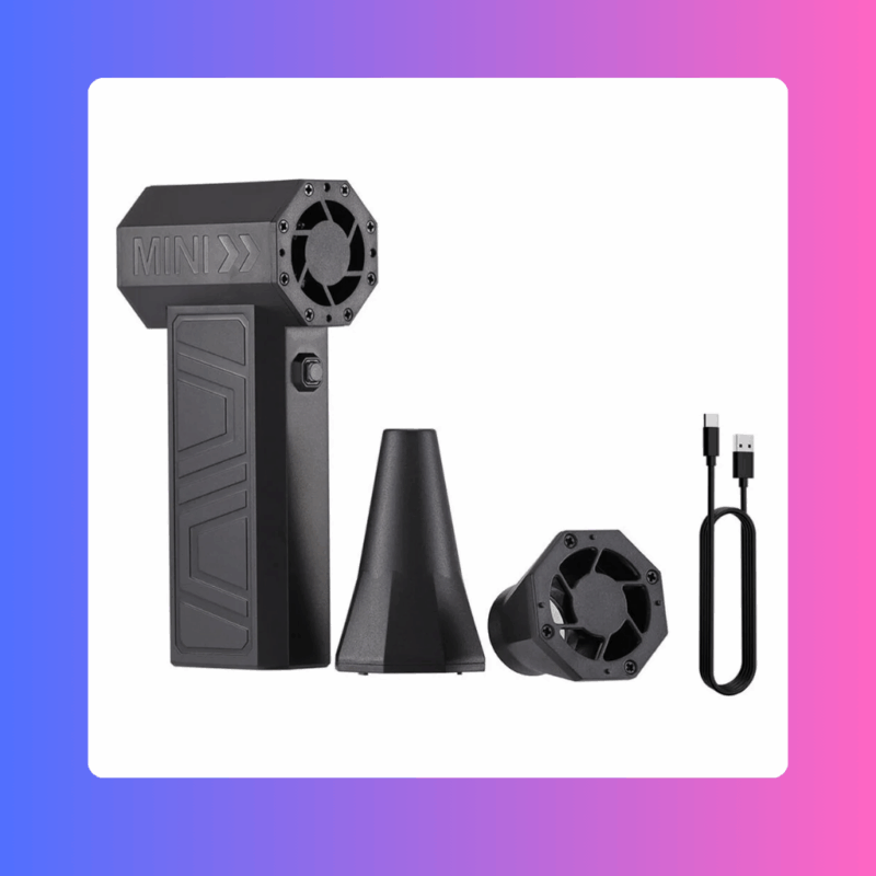 Electric Air Duster 130000RPM Rechargeable Blower, Adjustable Speed, Portable for Car Cleaning - Image 2