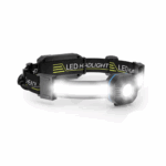 LED Headlamp Flashlight, Rechargeable with 230° Wide Beam, Red Taillight, 10 Modes, Lightweight for Outdoor Use
