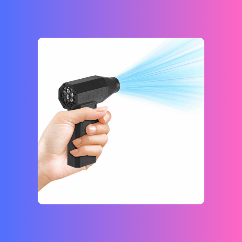 Electric Air Duster 130000RPM Rechargeable Blower, Adjustable Speed, Portable for Car Cleaning - Image 4