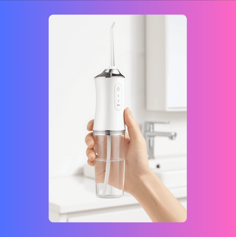 Cordless Electric Dental Water Flosser, Rechargeable and Portable Oral Irrigator for Fresh Breath and Healthy Gums - Image 3